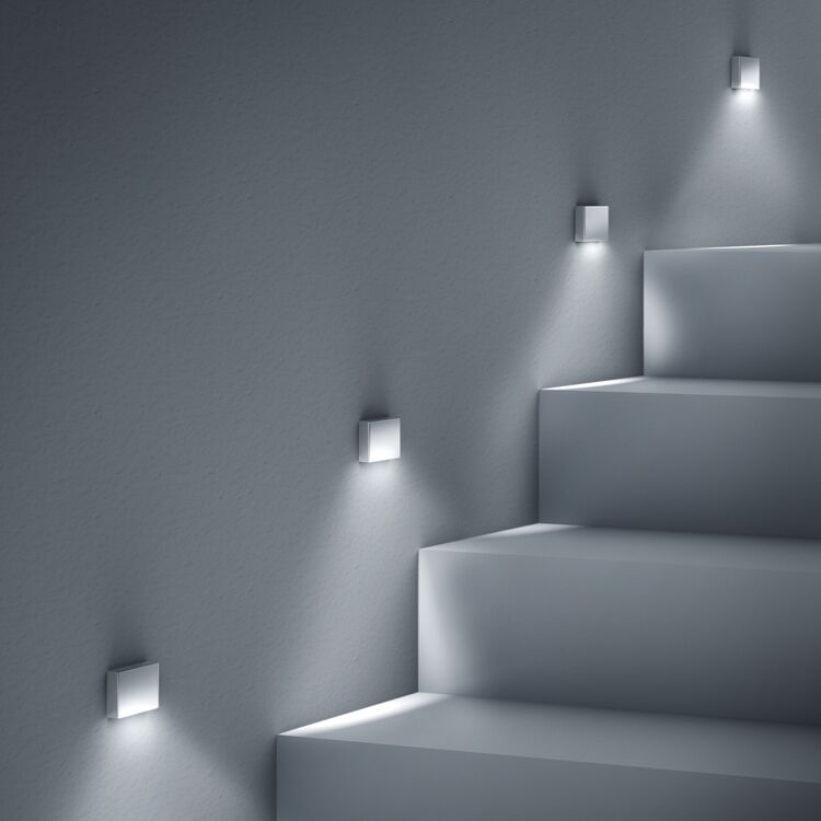 Wall step lights
