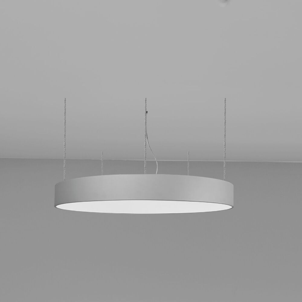PLLMT22 – Round Metal-Trim Pendant
