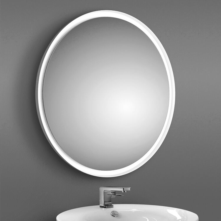 Round Illuminated Mirror